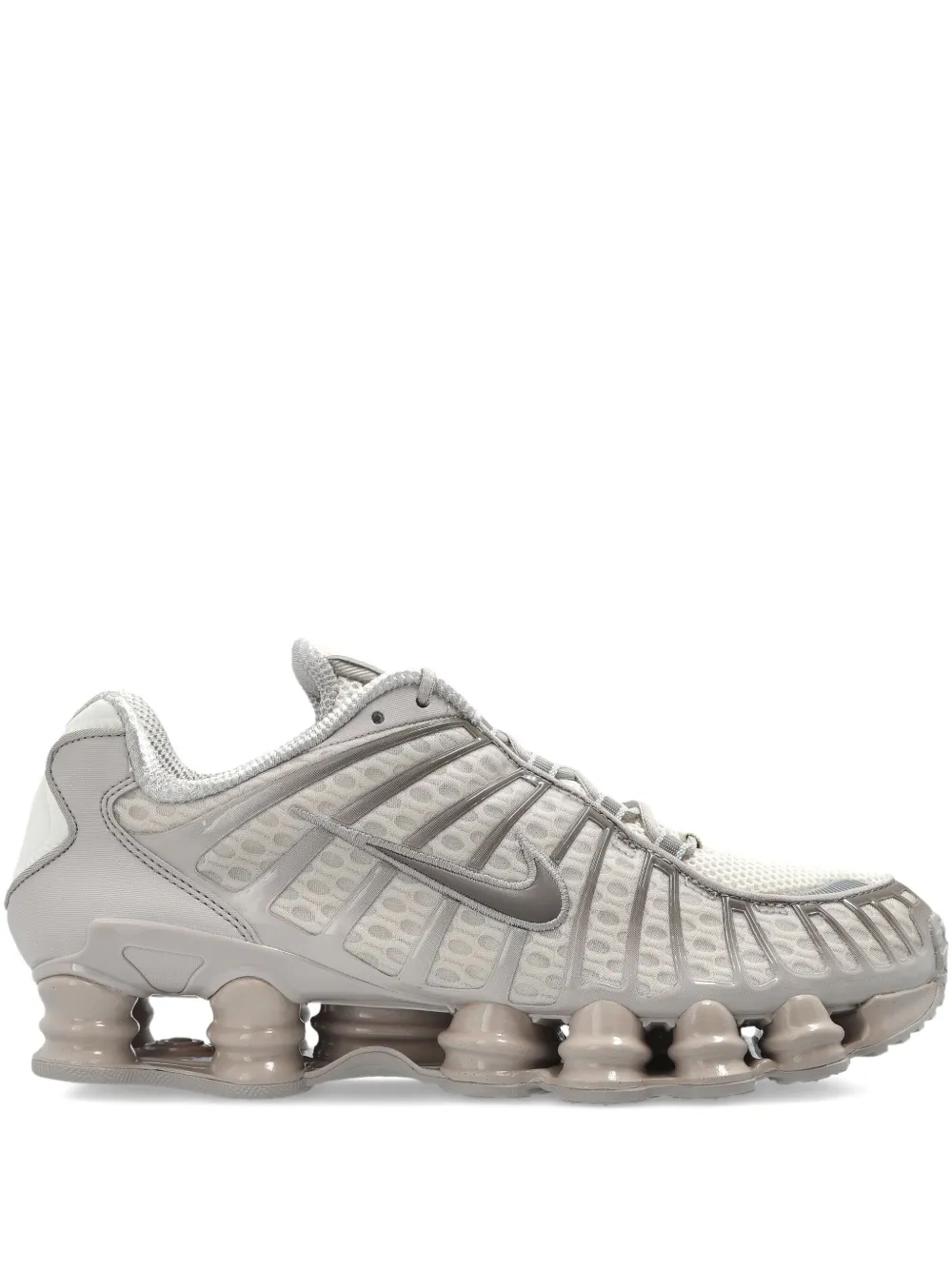 Nike Shox rubberen sneakers Beige