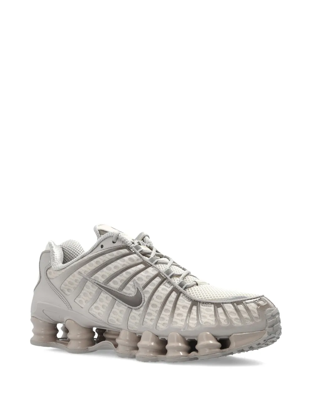 Nike Shox rubberen sneakers Beige