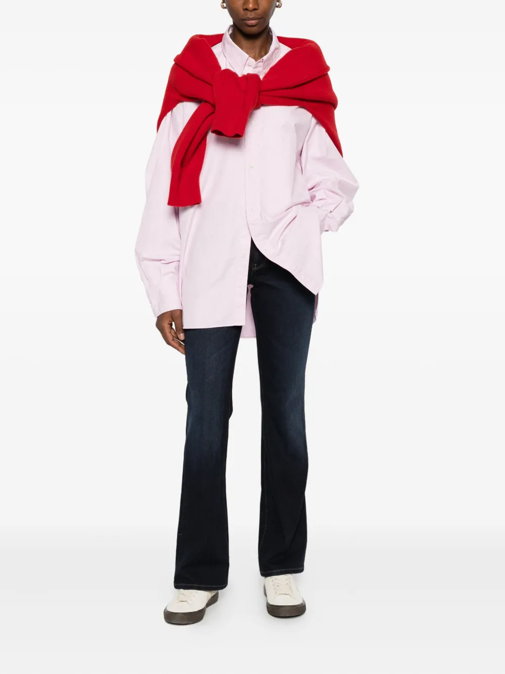 Cambio Jeans met vijf zakken - Blauw