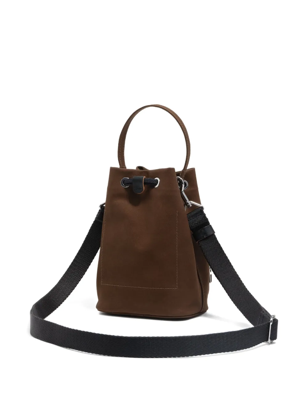 Bimba Y Lola Mini Drawstring Bucket Bag In Brown