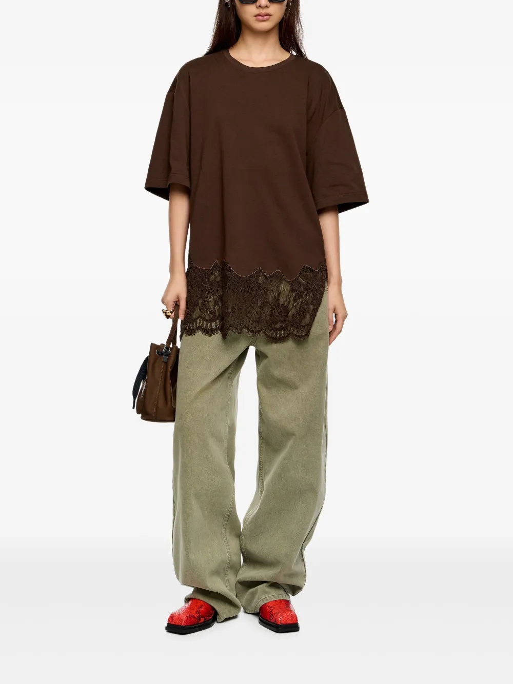 Bimba y Lola playera con ribete de encaje | Playeras y jerséis | Image 2