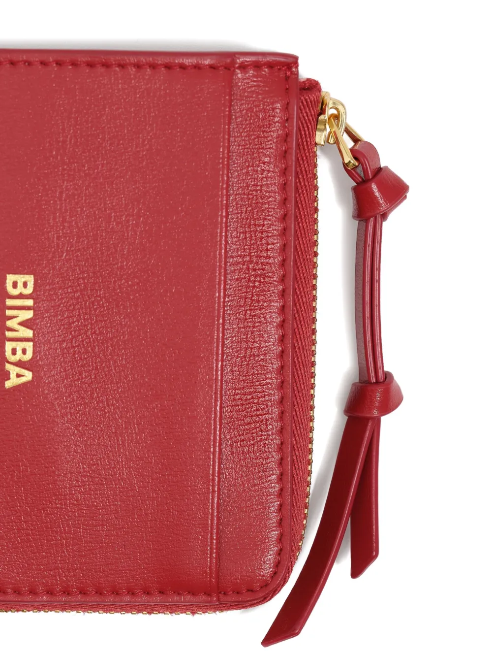 Bimba y Lola Leren portemonnee met rits Rood