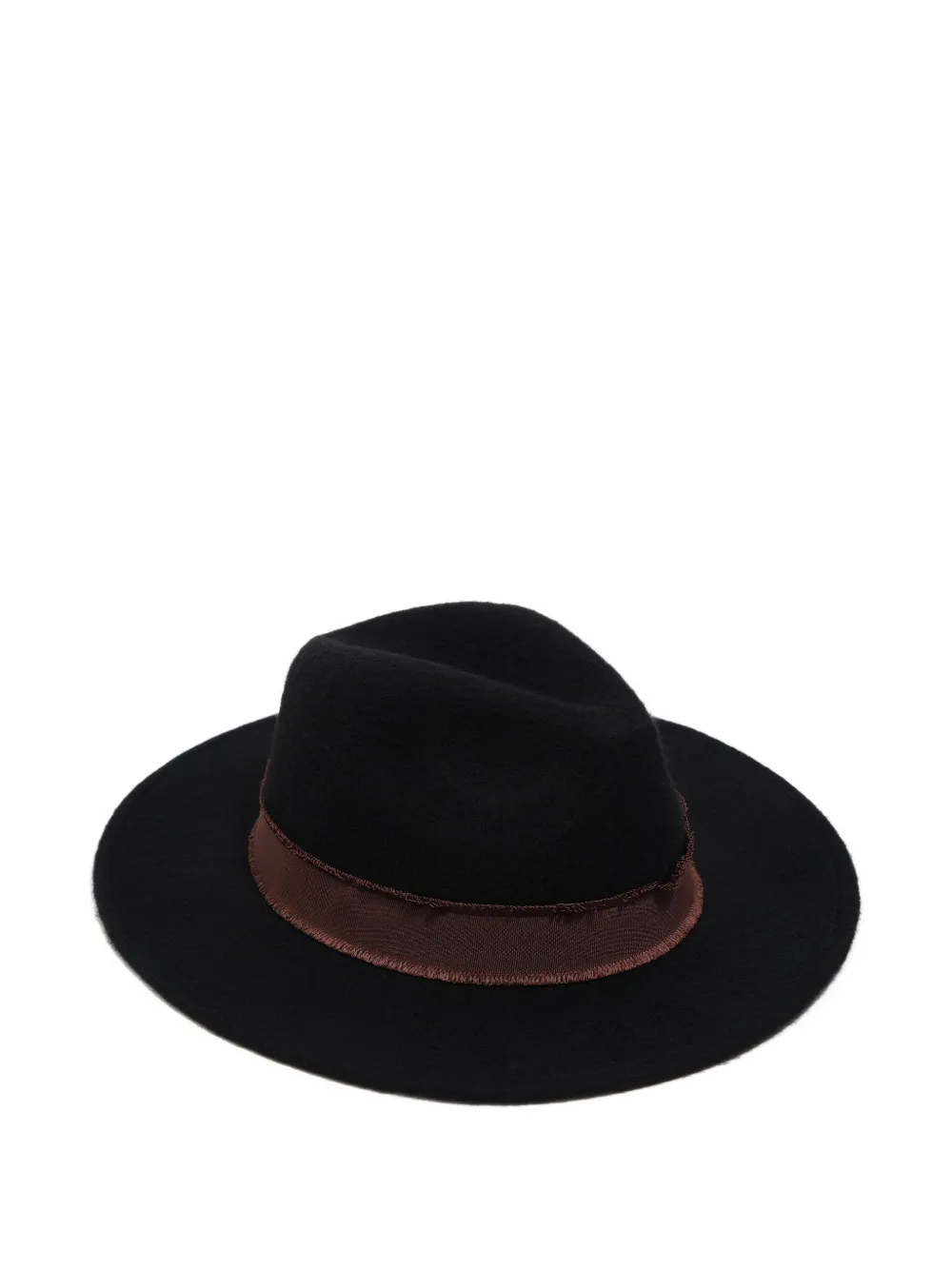 Bimba Y Lola Ribbon Trim Hat In Black