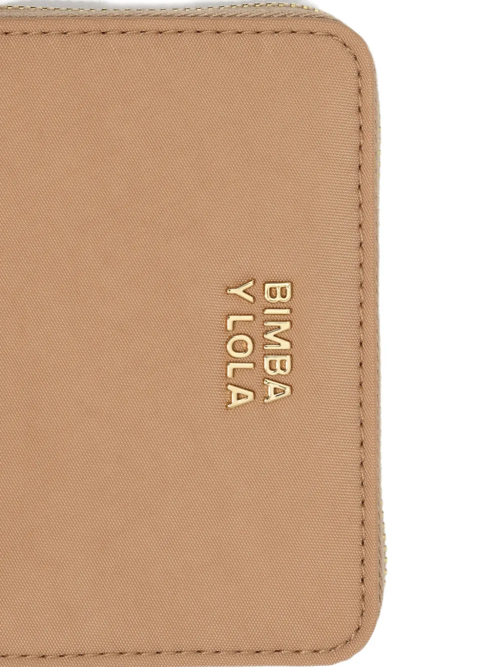 Bimba Y Lola Logo-detail Wallet In Brown