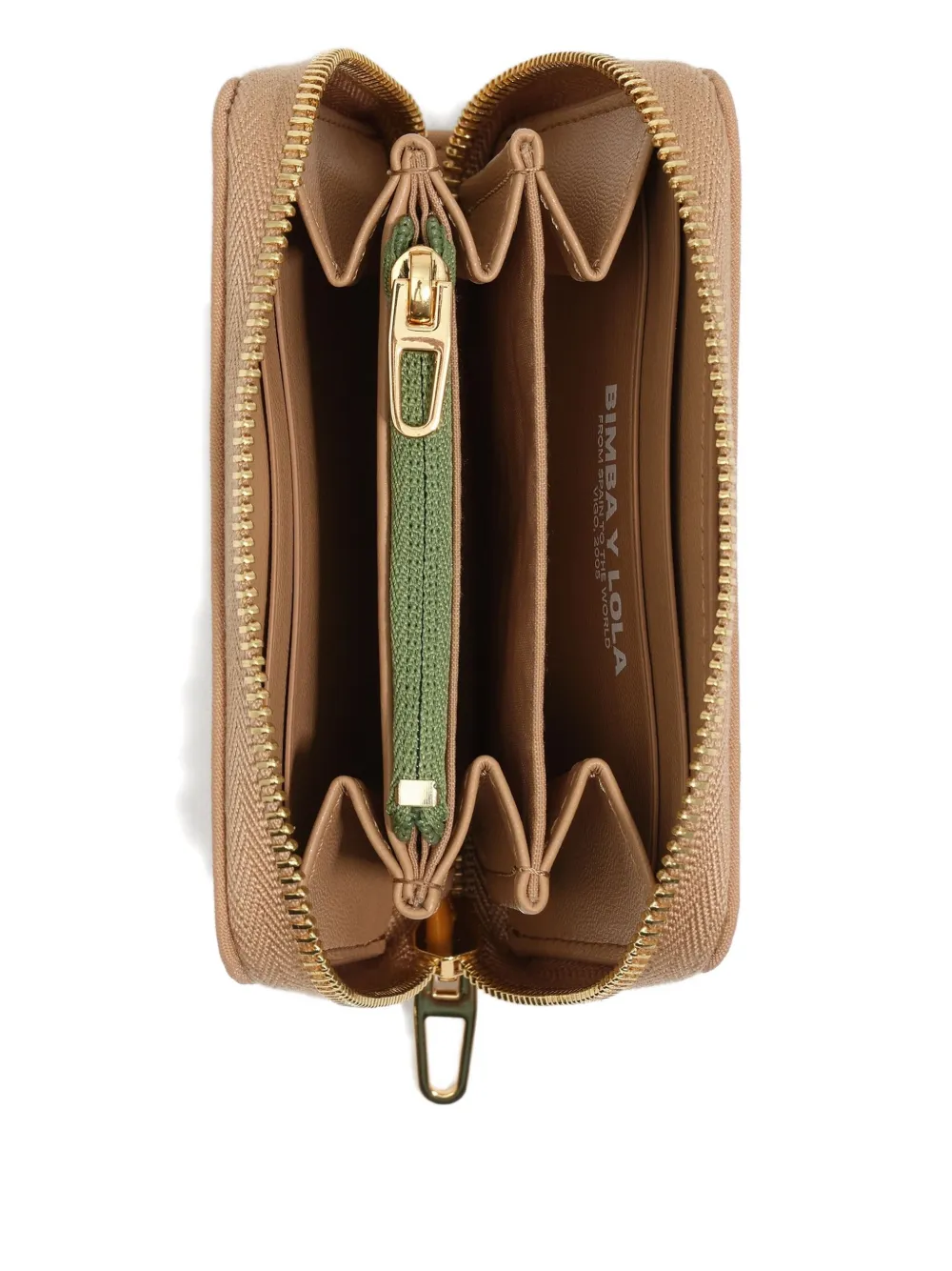 Bimba Y Lola Logo-detail Wallet In Brown