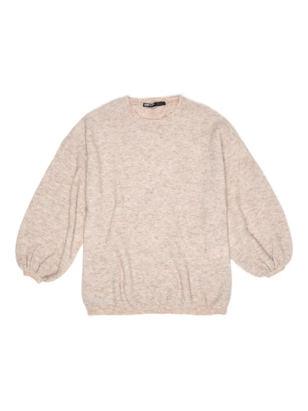 Bimba Y Lola Balloon-sleeve Sweater In Gold