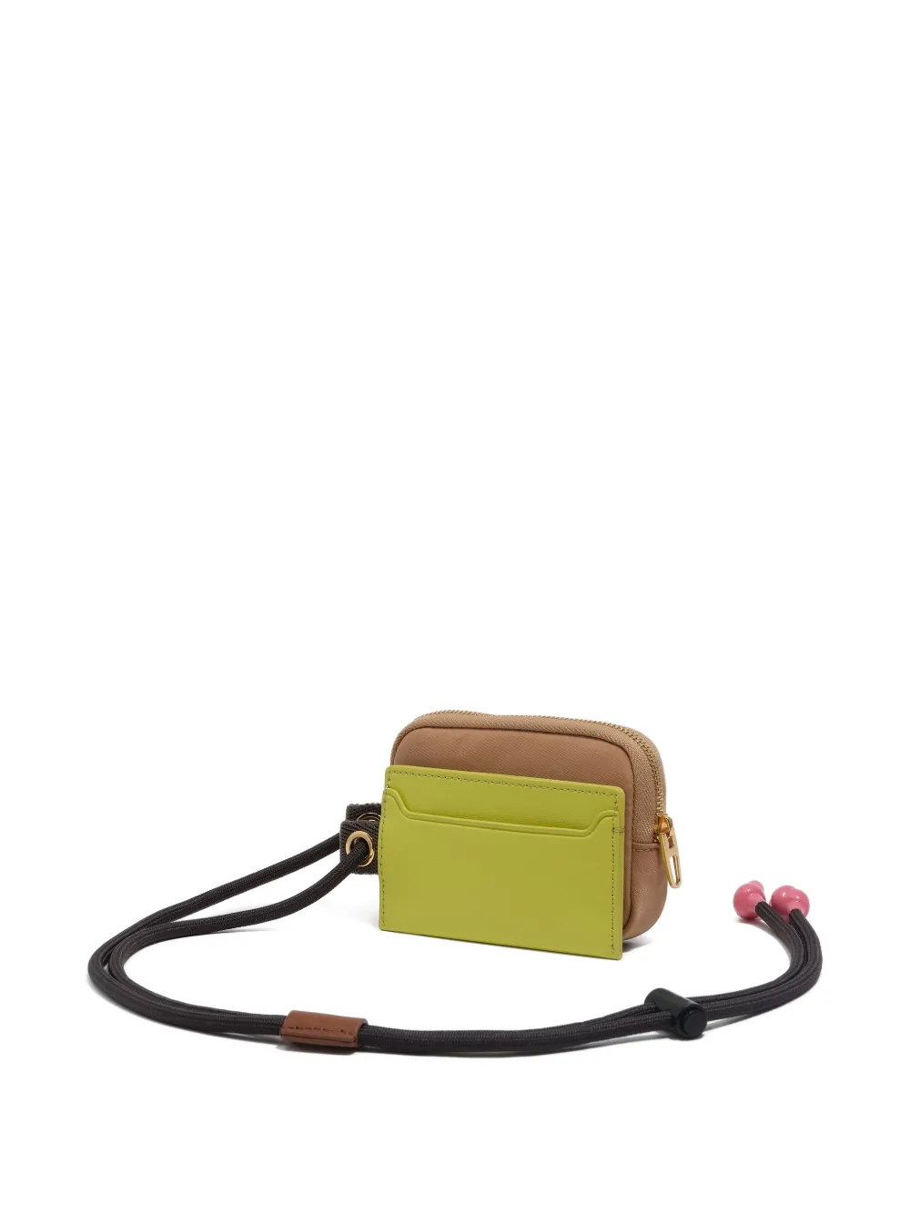 Bimba y Lola logo-detail coin purse - Beige