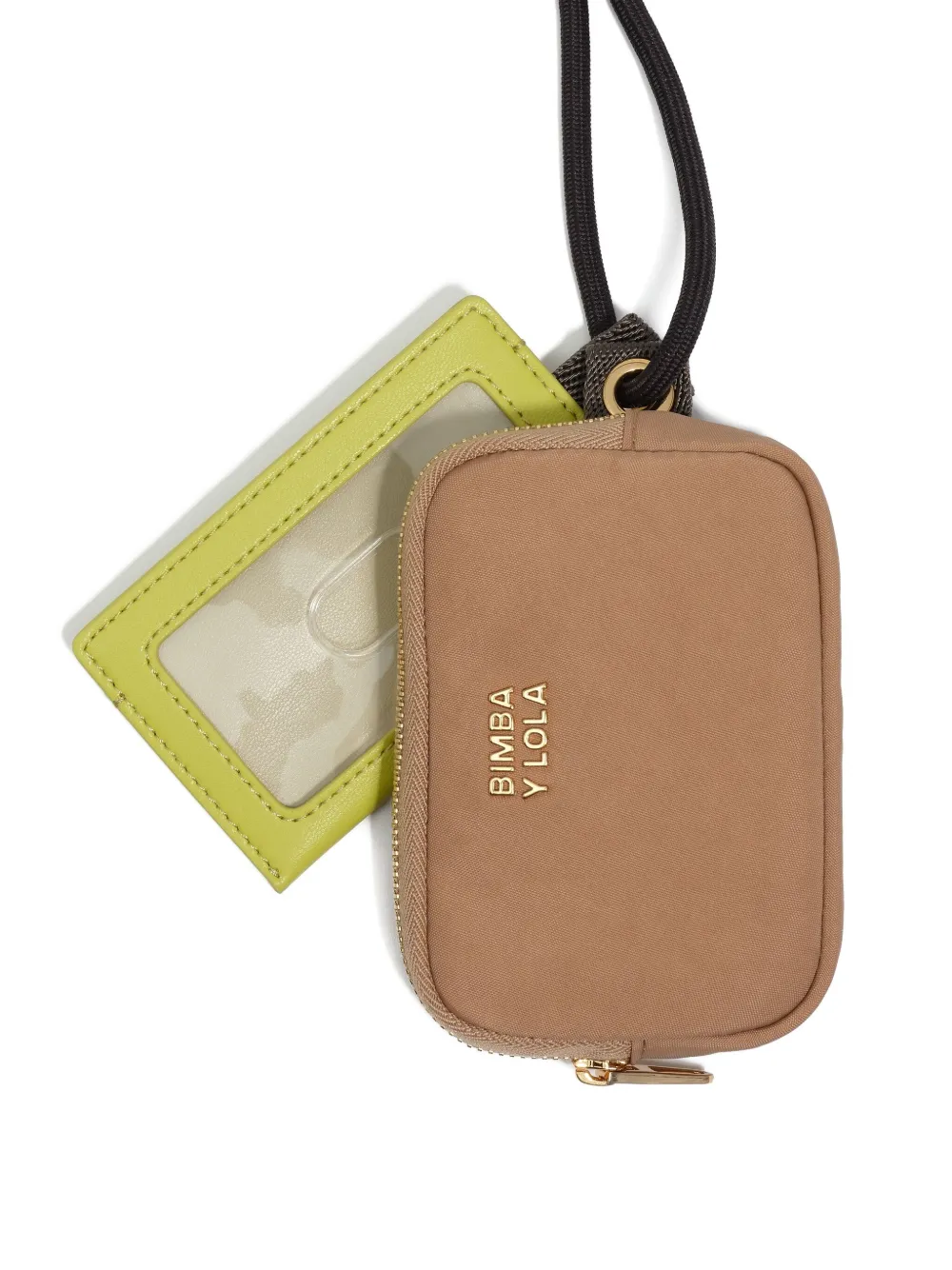 Bimba Y Lola Logo-detail Coin Purse In Brown