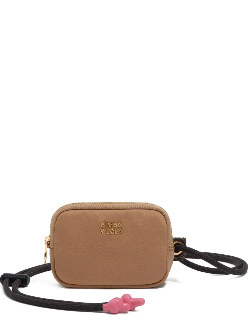 Bimba Y Lola Logo-detail Coin Purse In Brown