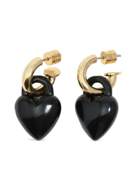 Bimba y Lola Brass Heart Earrings