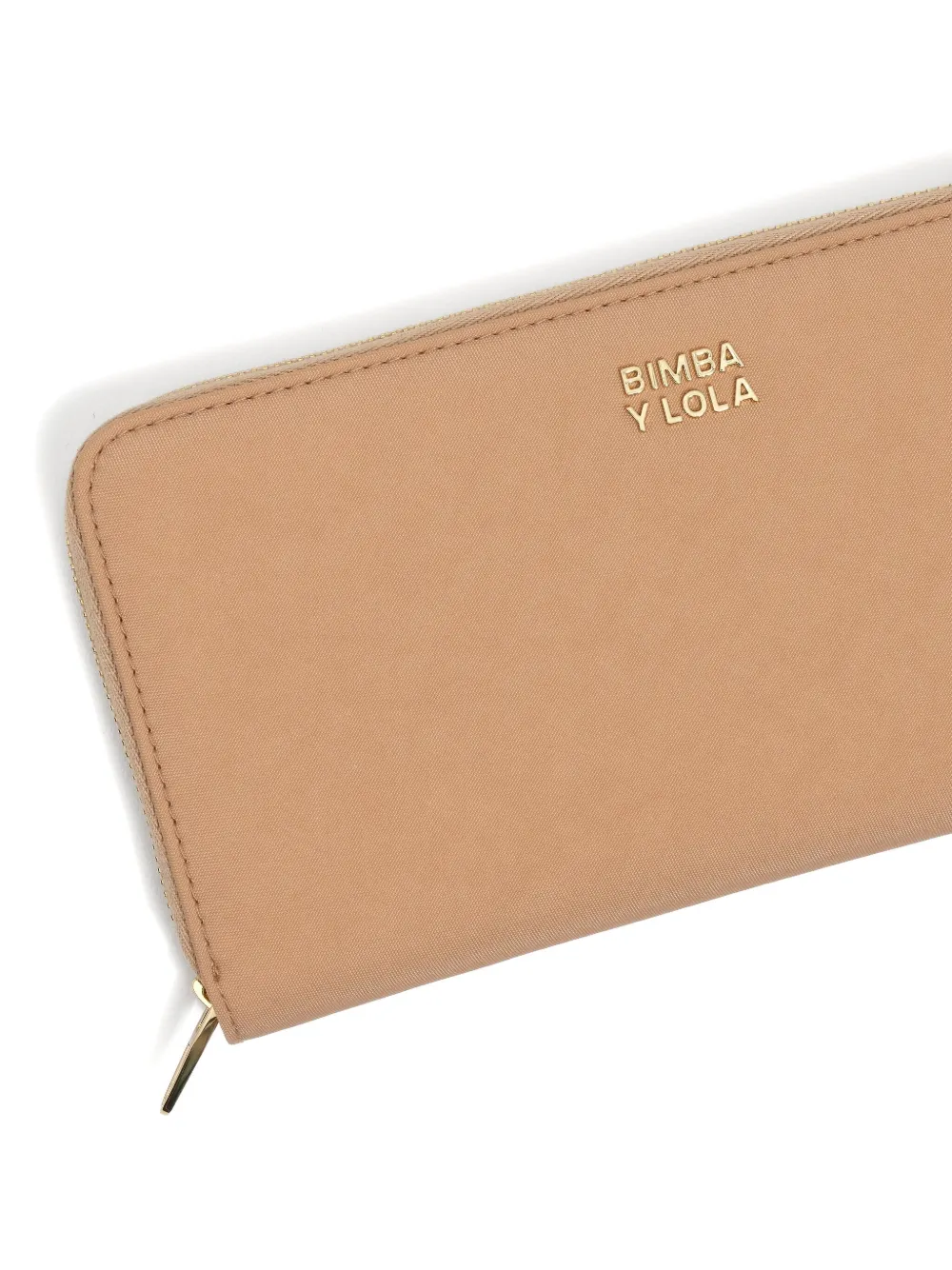 Bimba Y Lola Large Zip Wallet In Brown