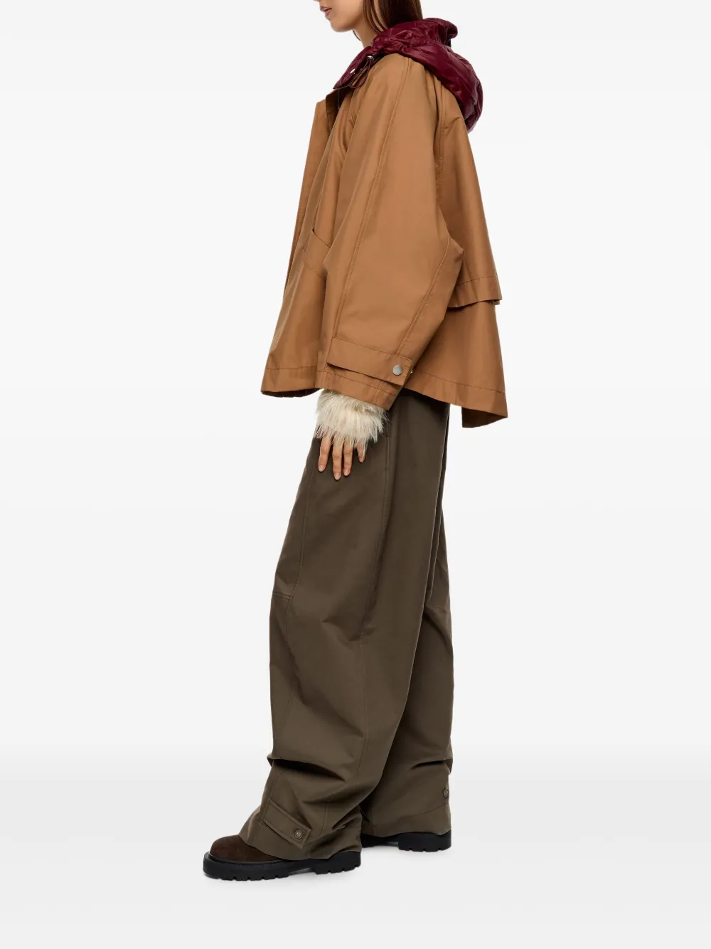 Bimba Y Lola Removable-padded-hood Jacket In Multi