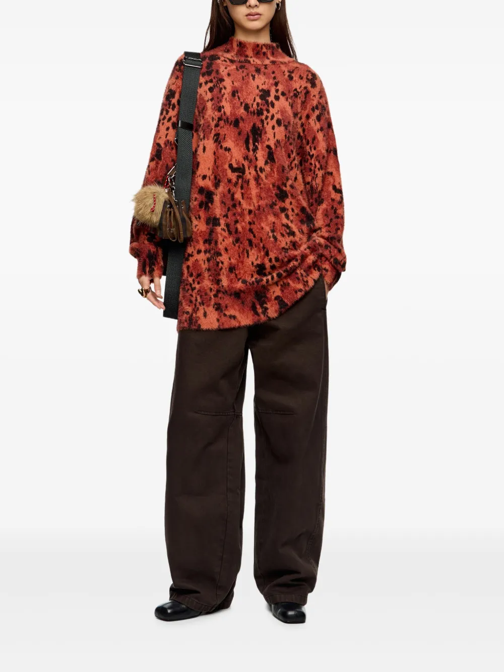 Bimba y Lola high-neck patterned top | Jumpers | Image 2