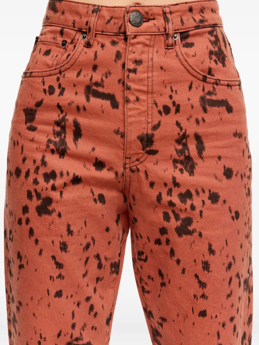 Bimba Y Lola Splatter Trousers In Multi