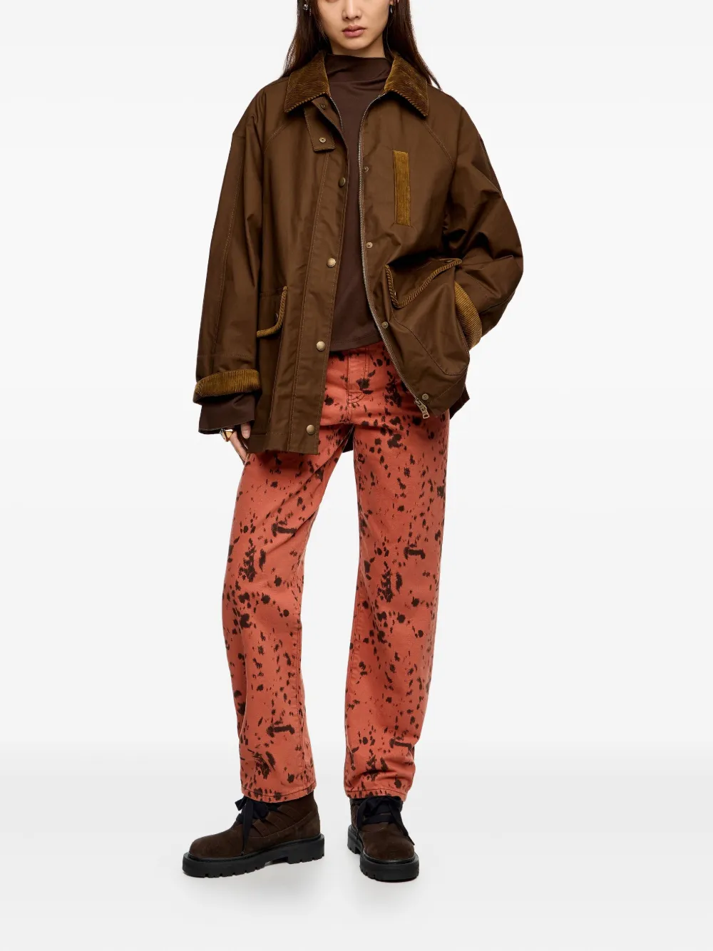 Bimba y Lola splatter trousers | Straight-Leg Jeans | Image 2