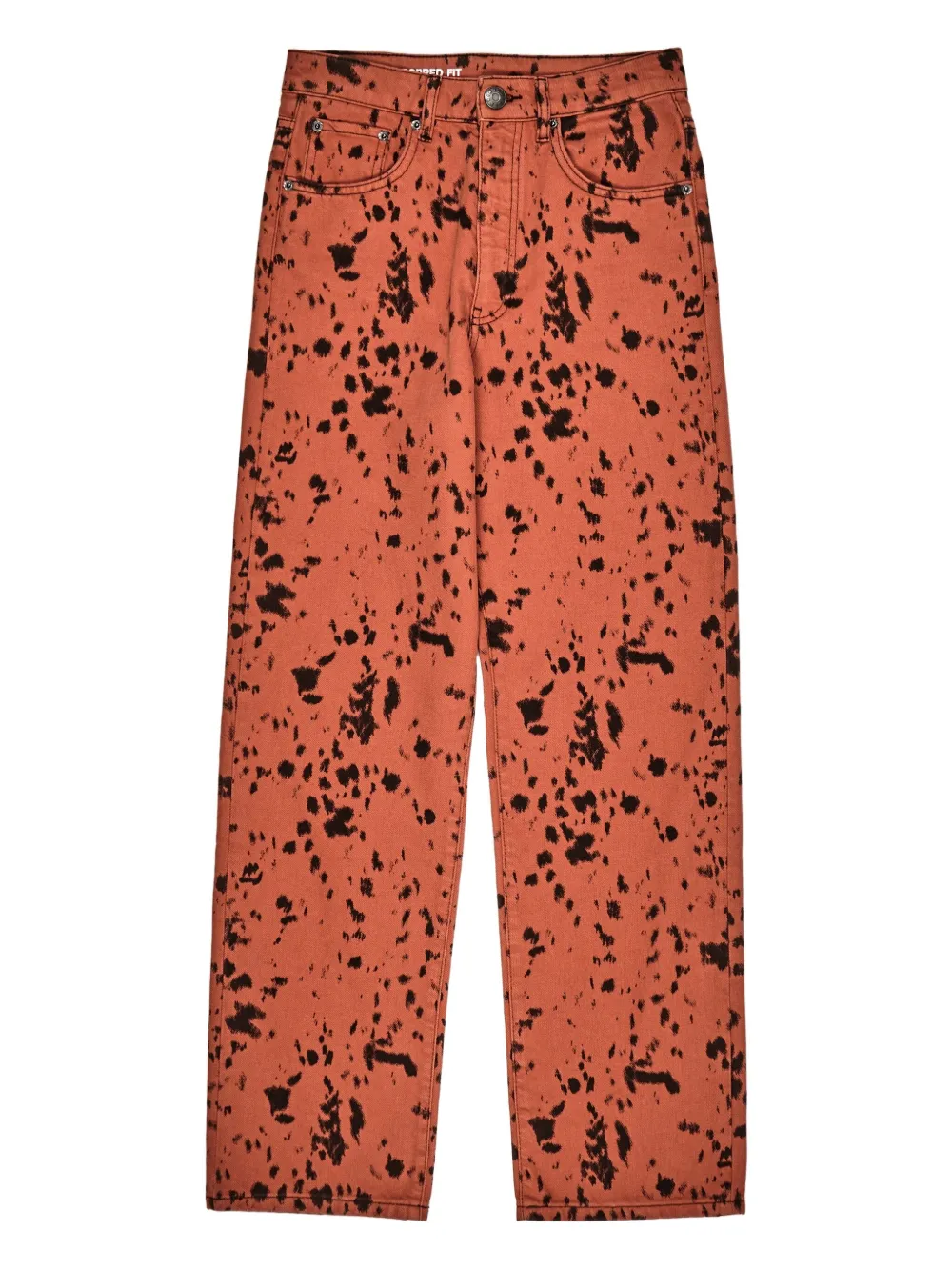 Bimba y Lola splatter trousers | Brown | Image 1