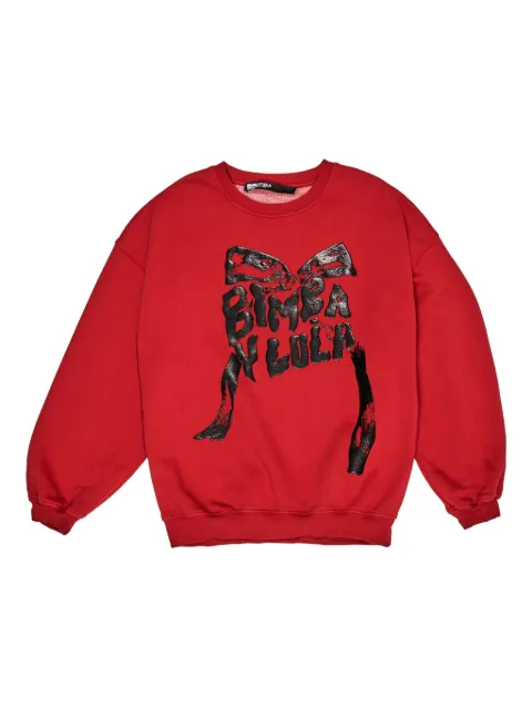 Bimba y Lola graphic-print cotton sweatshirt