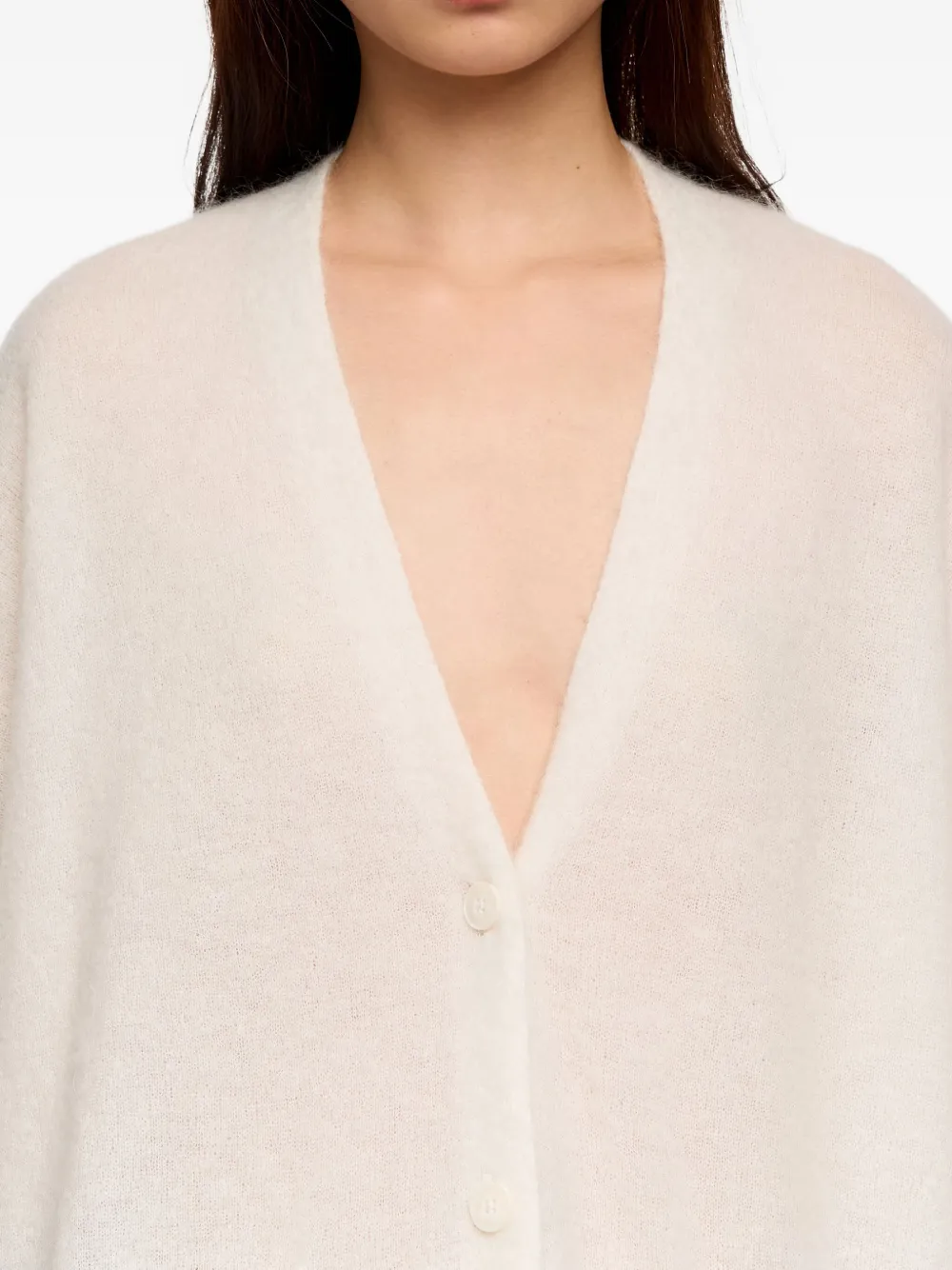 Bimba Y Lola Pocket Cardigan In White