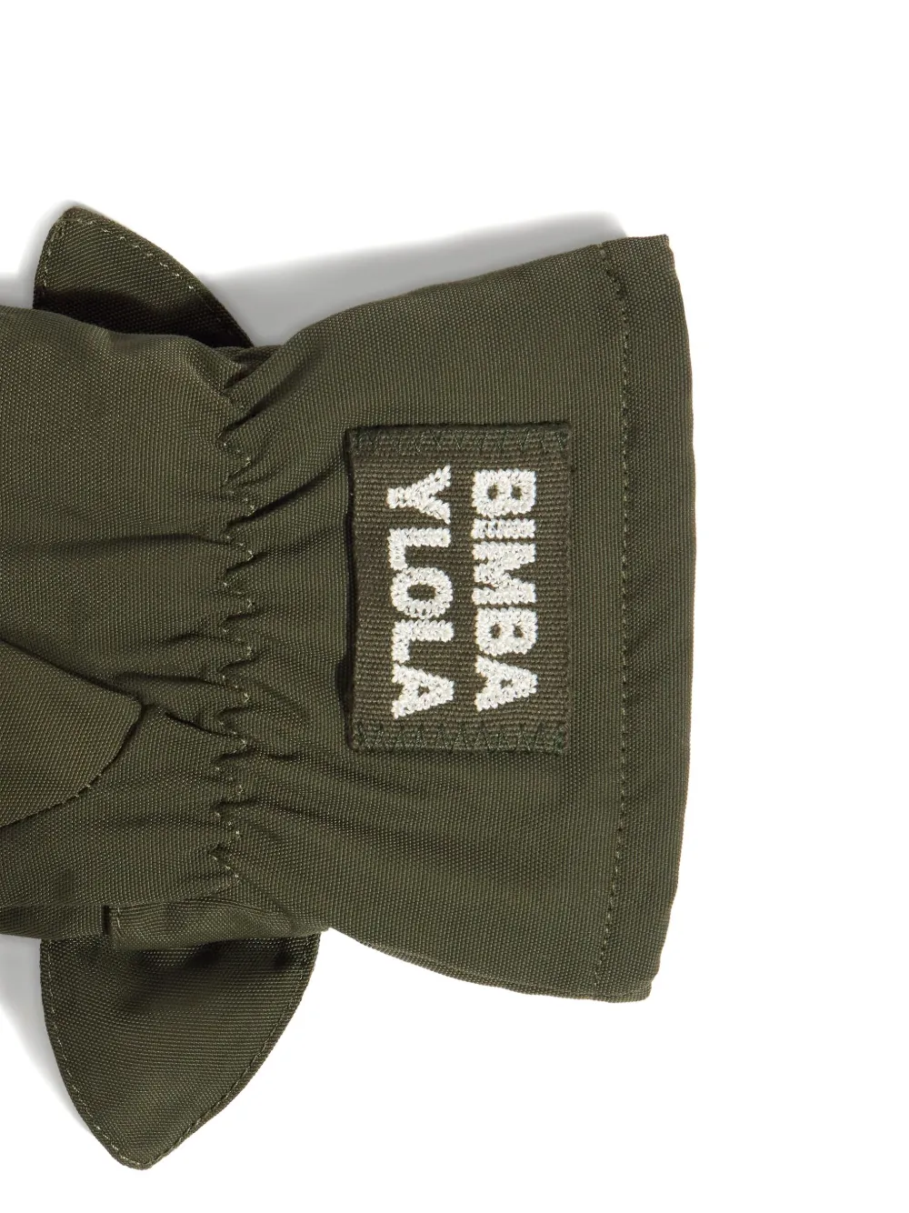 Bimba Y Lola Bow-detail Gloves In Green