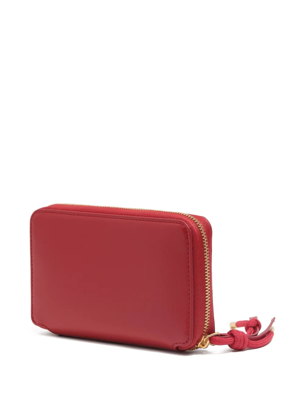 Bimba Y Lola Leather Flap Wallet In Red