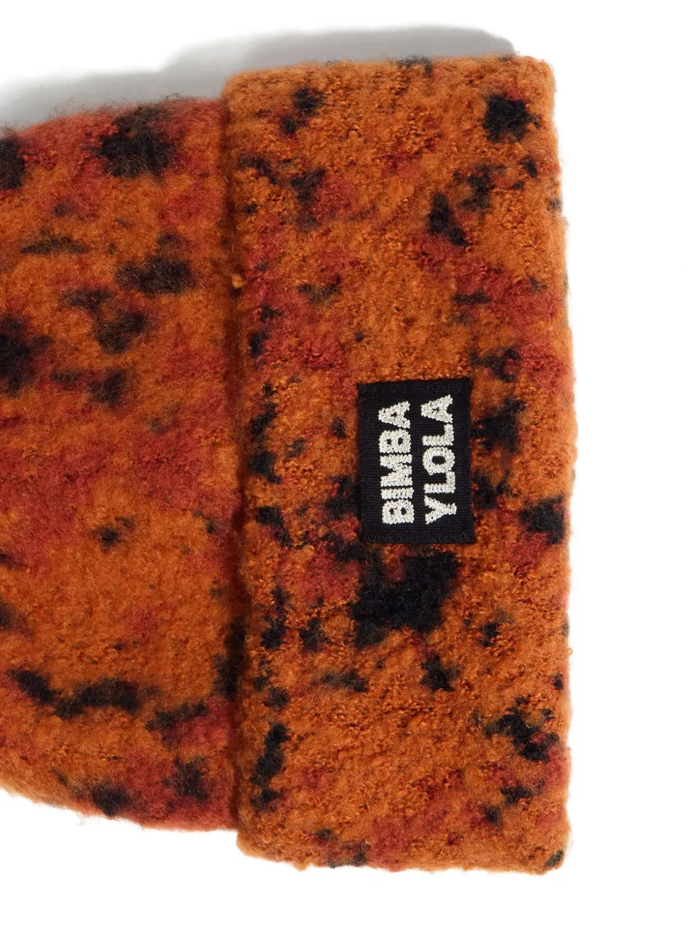 Bimba Y Lola Knit Beanie Hat In Orange