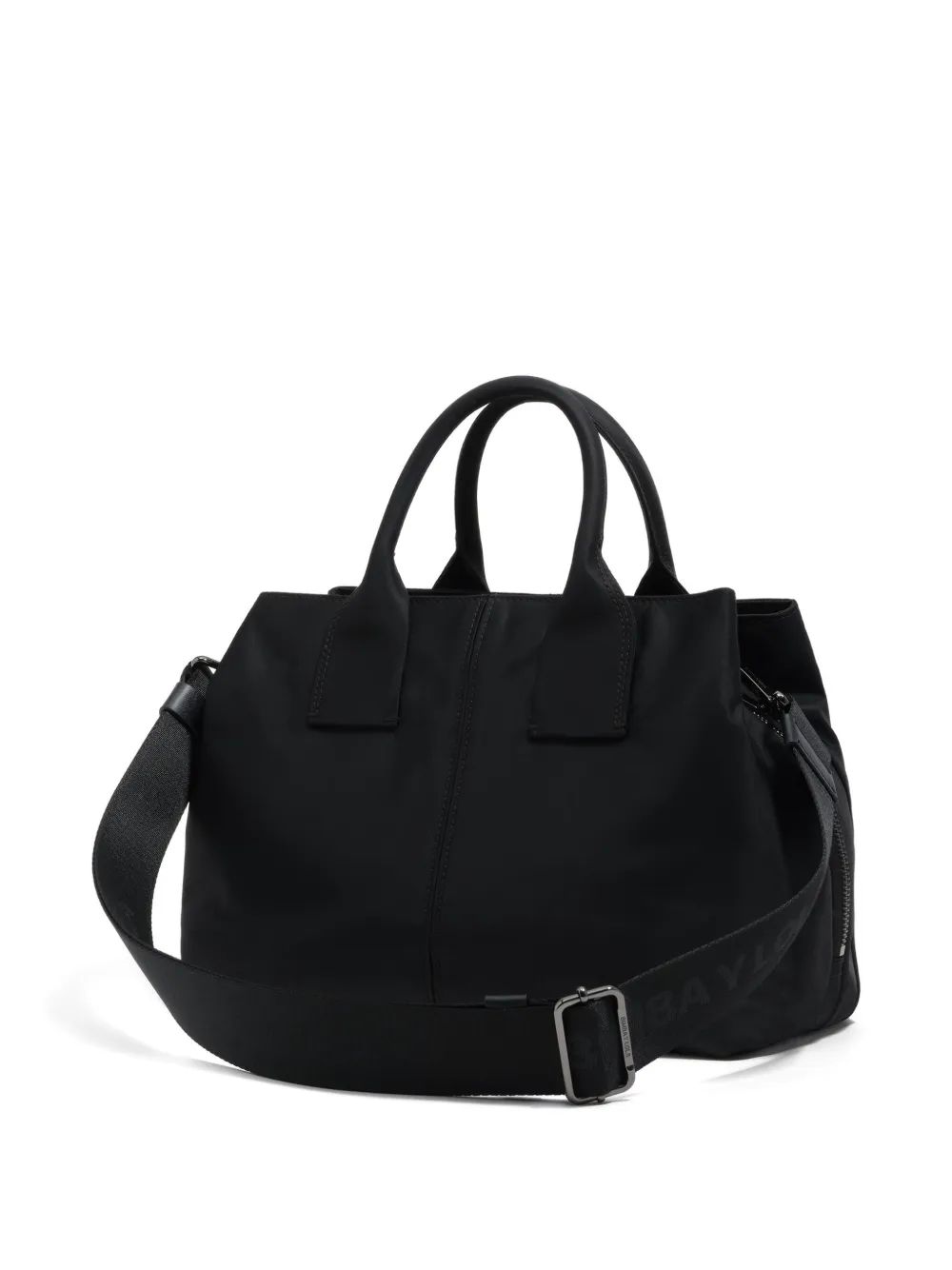 Bimba Y Lola Medium Utility-pocket Tote Bag In Black