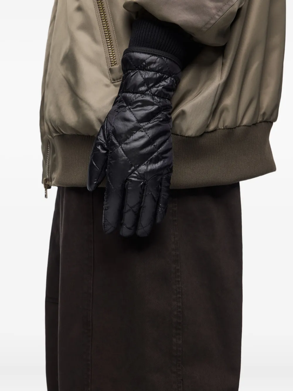 Bimba y Lola quilted gloves - Zwart