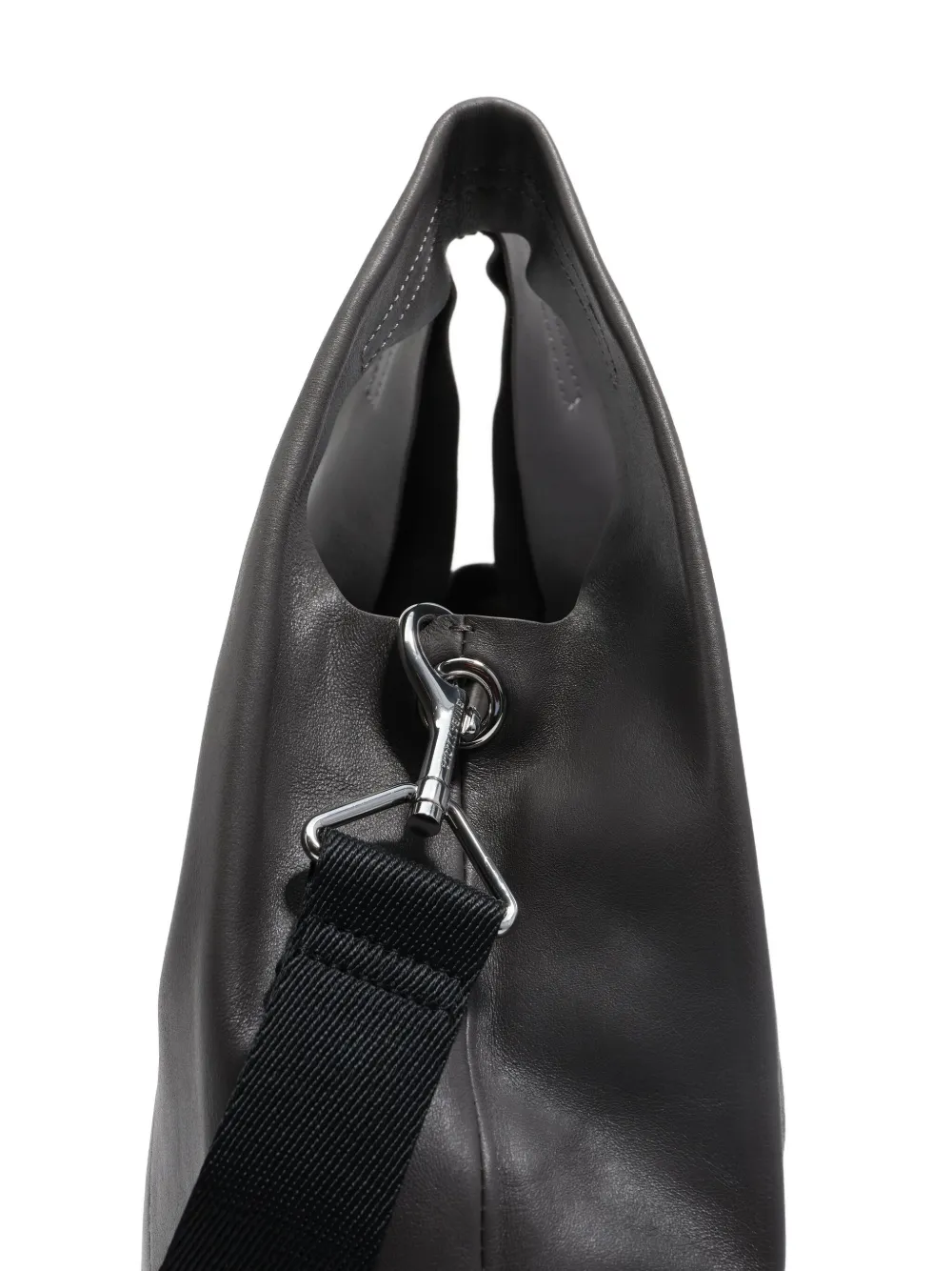 Bimba Y Lola Paper Leather Tote Bag In Gray