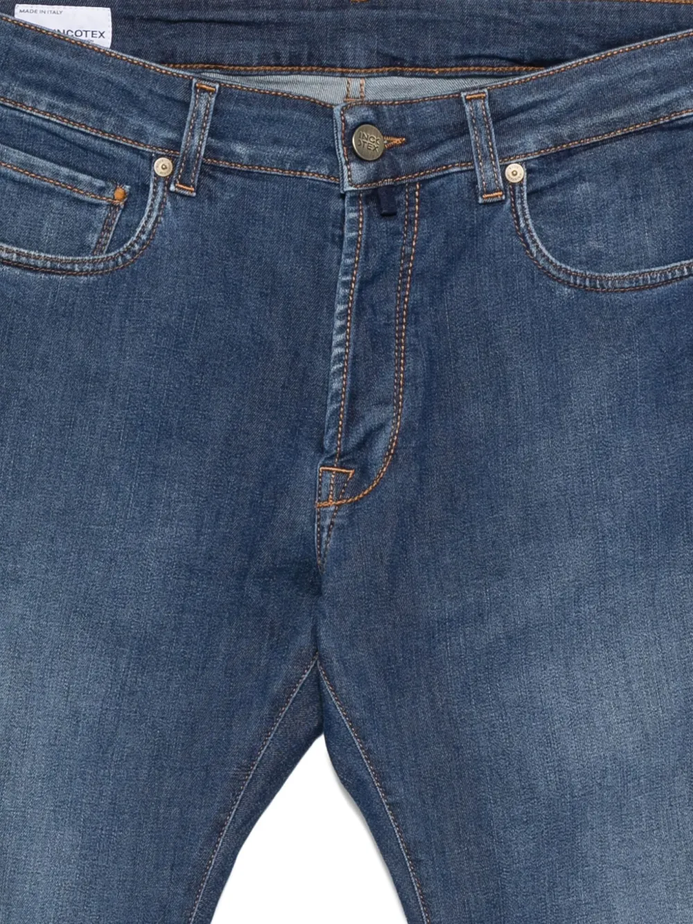 Incotex Jeans met zak Blauw