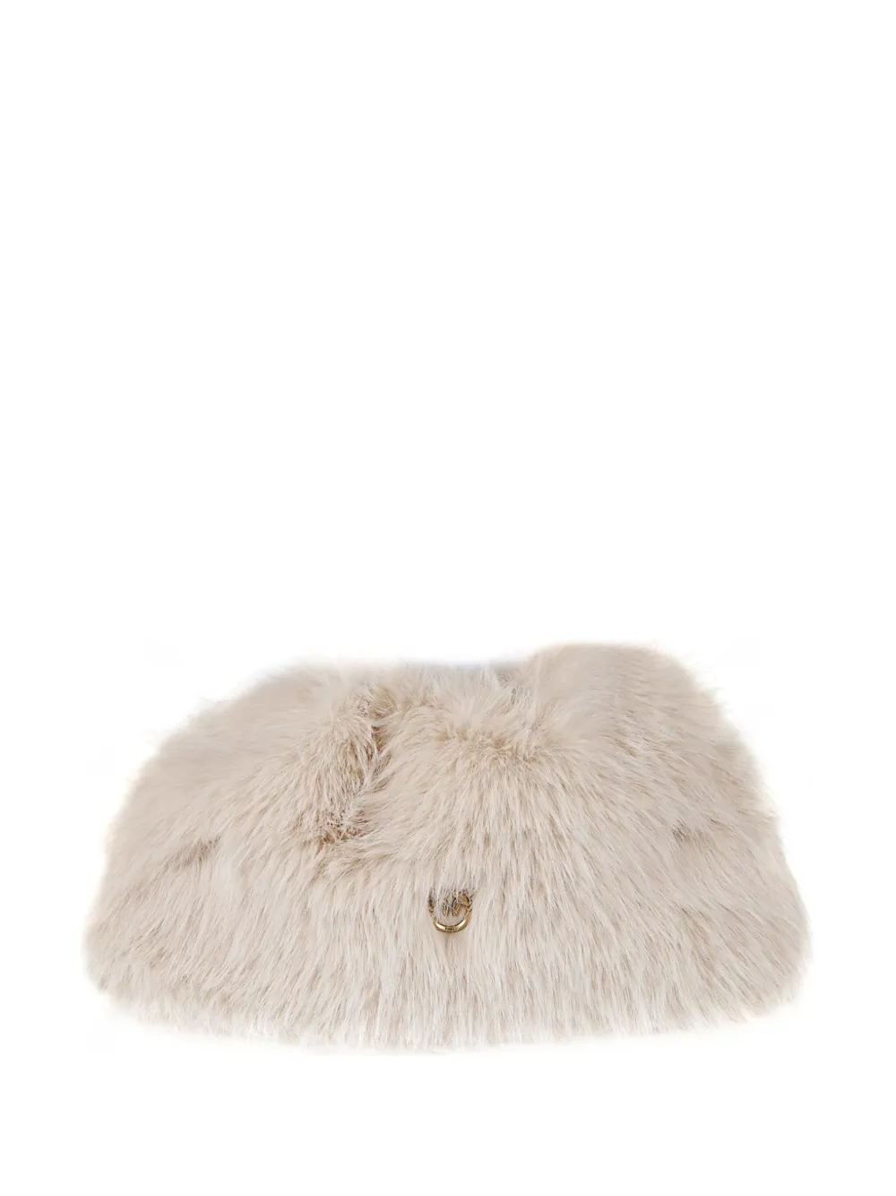 PINKO faux-fur clutch bag - Toni neutri
