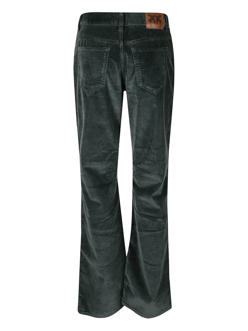 PINKO Ribfluwelen broek - Groen