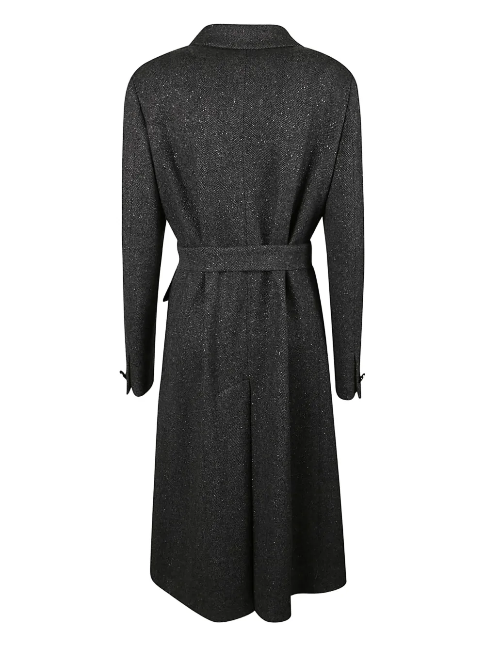 Tagliatore Jas met ceintuur en dubbele rij knopen Grijs