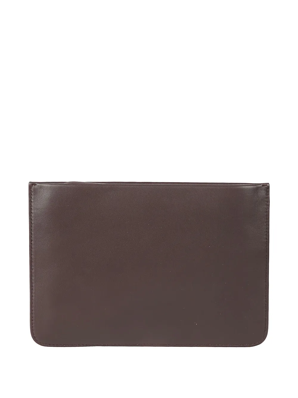 Patrizia Pepe Clutch met logo-reliëf - Bruin