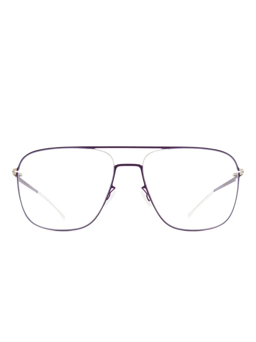 Mykita Steen Pilot Glasses In Metallic