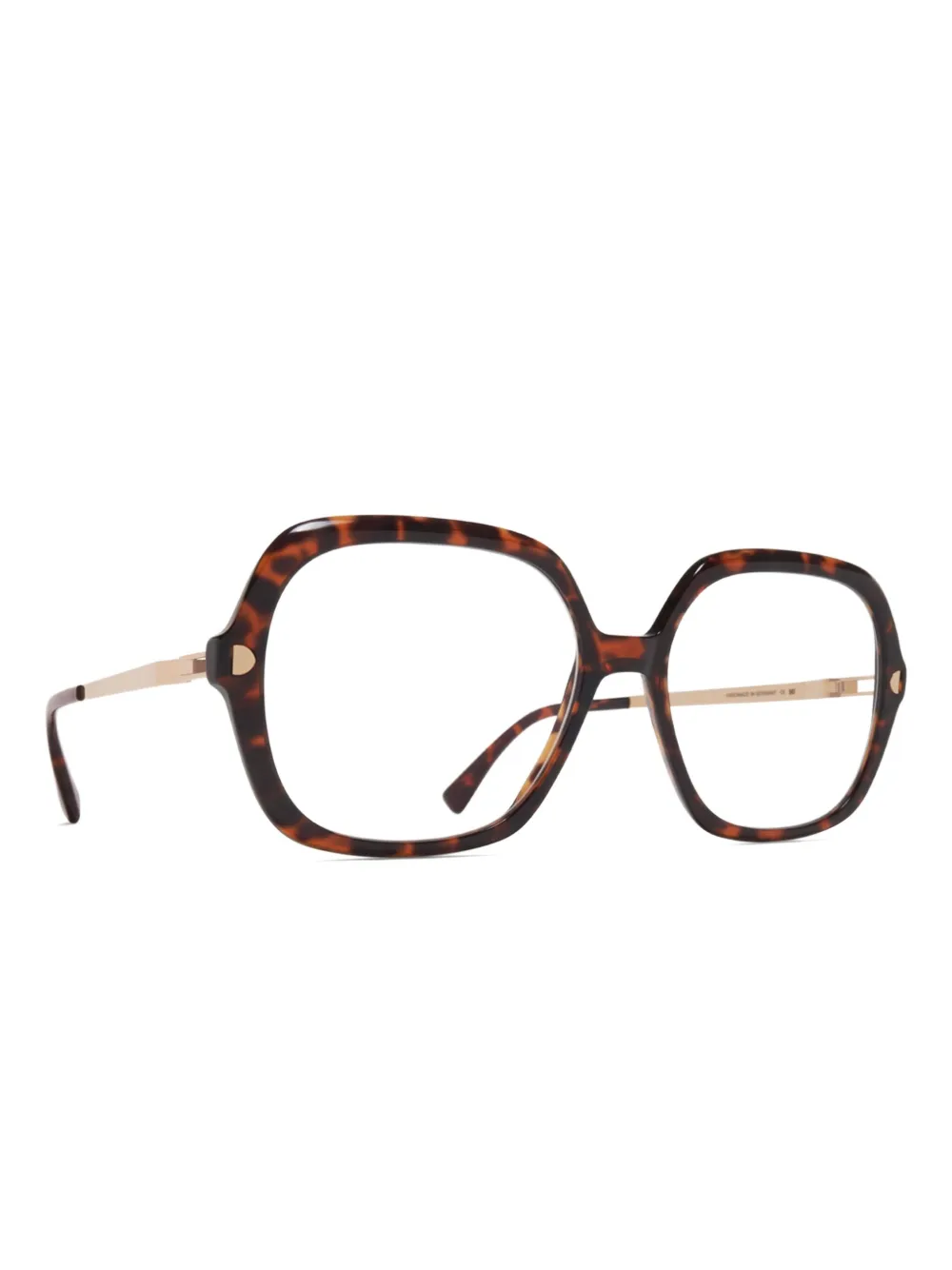 Mykita Nanna Geometric Glasses In Brown