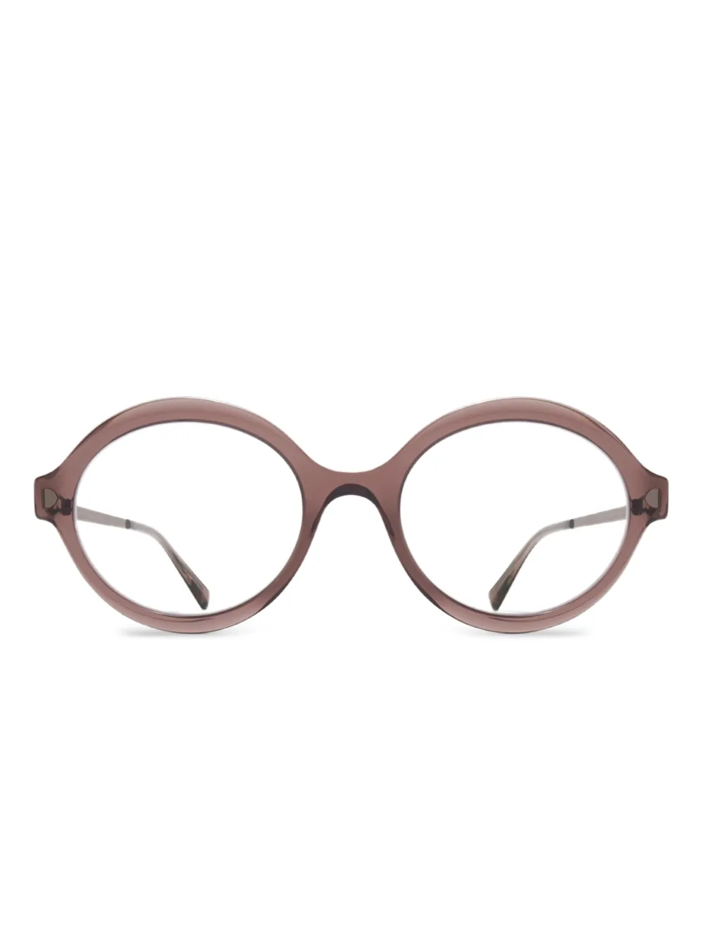 Mykita lunettes de vue Noomi à monture ronde | marron | Image 1