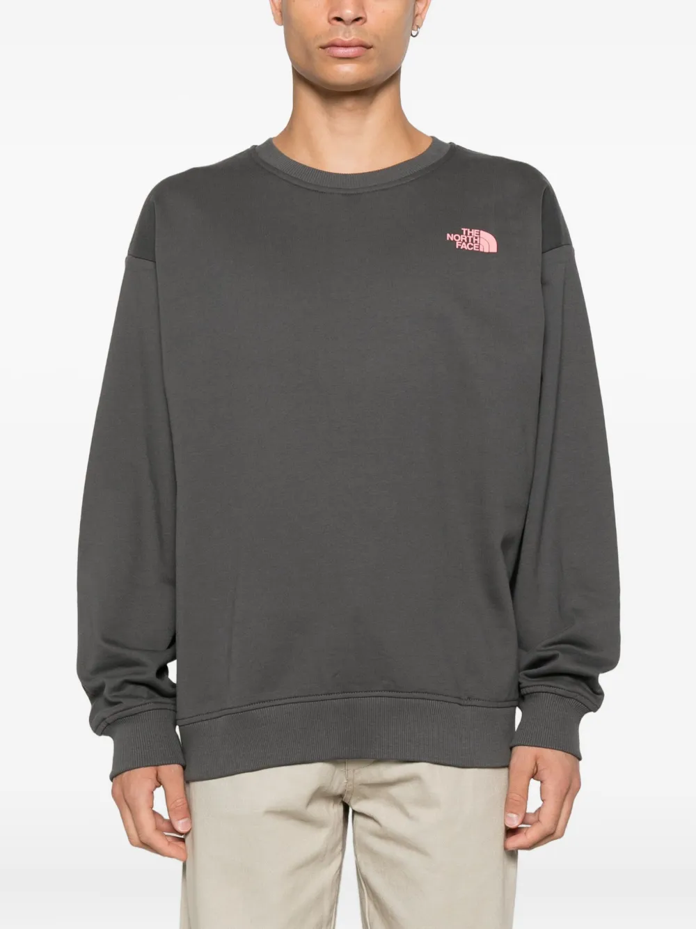 The North Face Sweater met logoprint Grijs