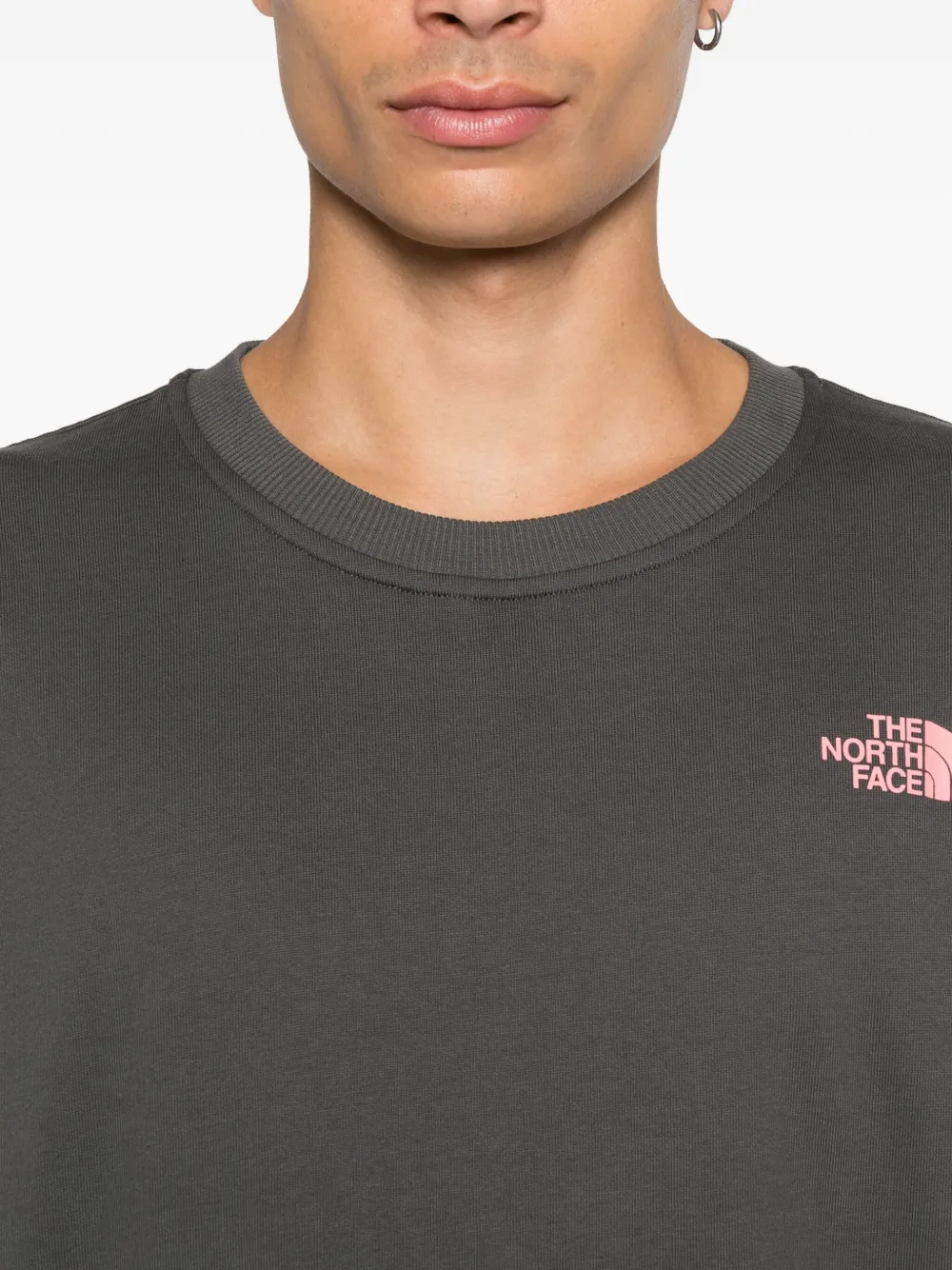 The North Face Sweater met logoprint Grijs