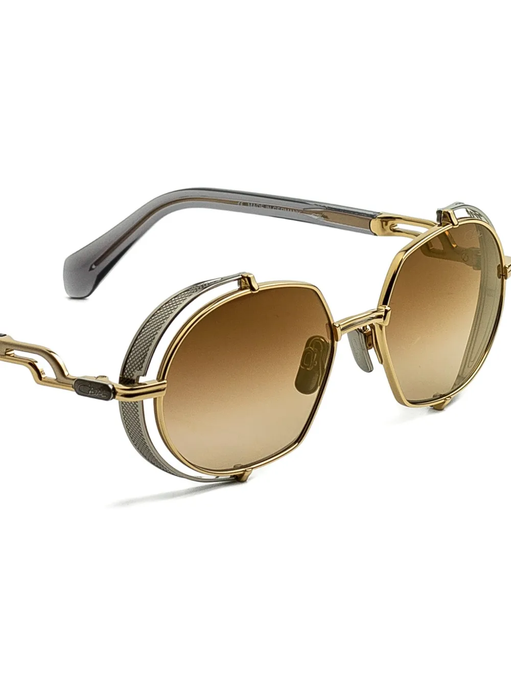 Cazal 9507 zonnebril met geometrisch montuur Goud