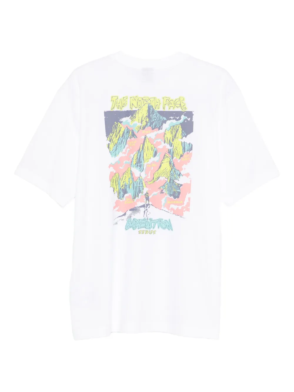 The North Face Expedition Celebration graphic-print T-shirt - Wit