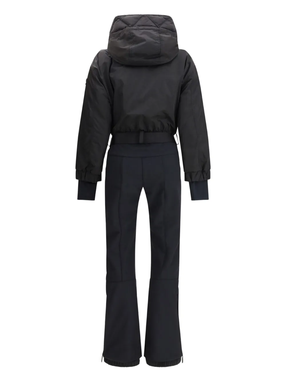 Moncler Grenoble Skipak met capuchon en ceintuur - Zwart