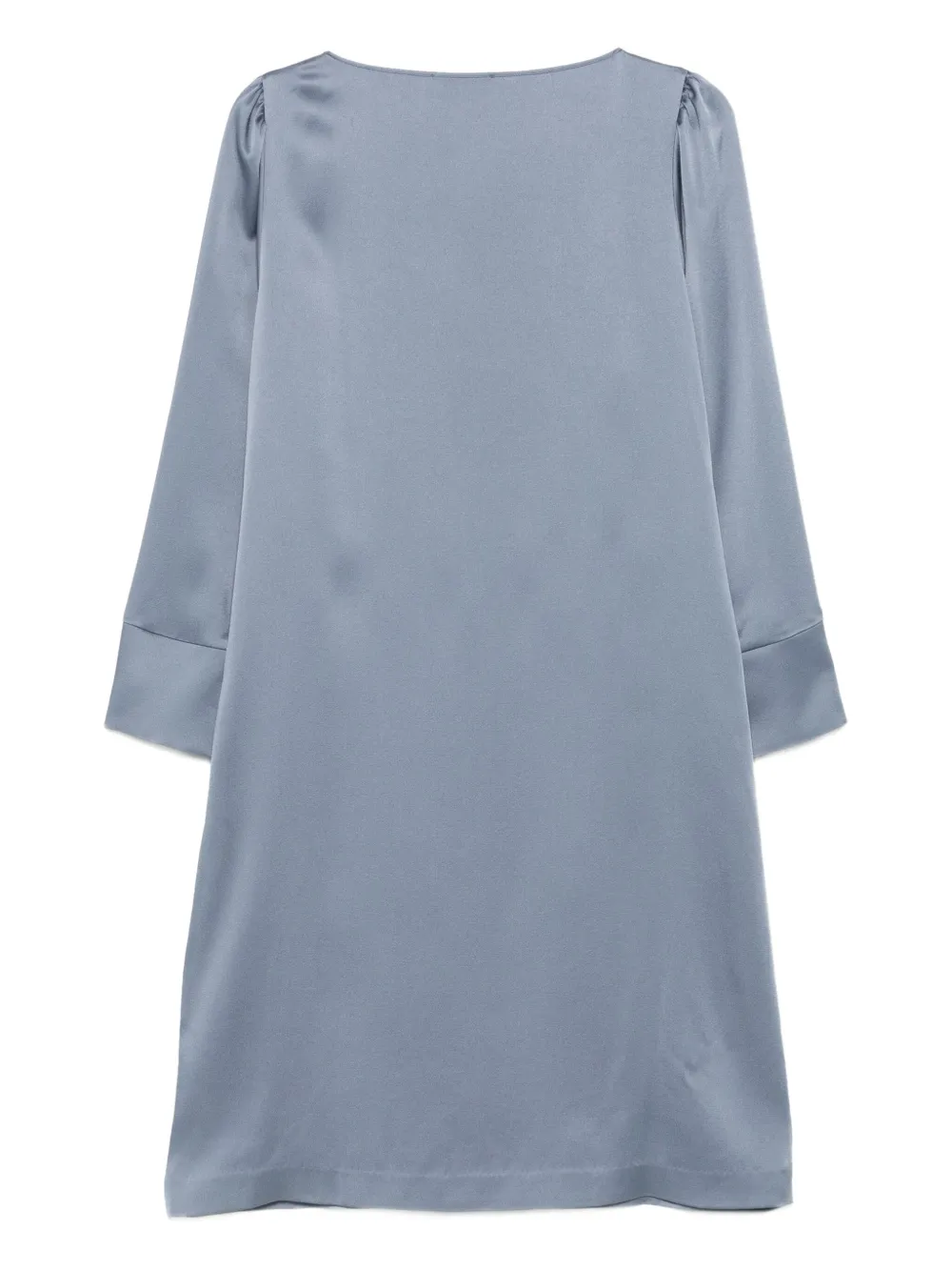 Le Tricot Perugia cuff-sleeve midi dress - Blauw