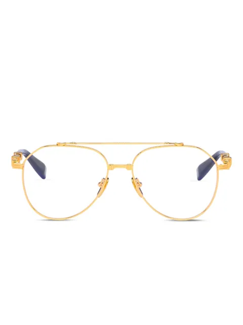 Balmain Eyewear pilot-frame glasses
