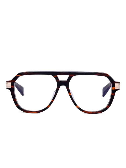 Balmain Eyewear pilot-frame glasses