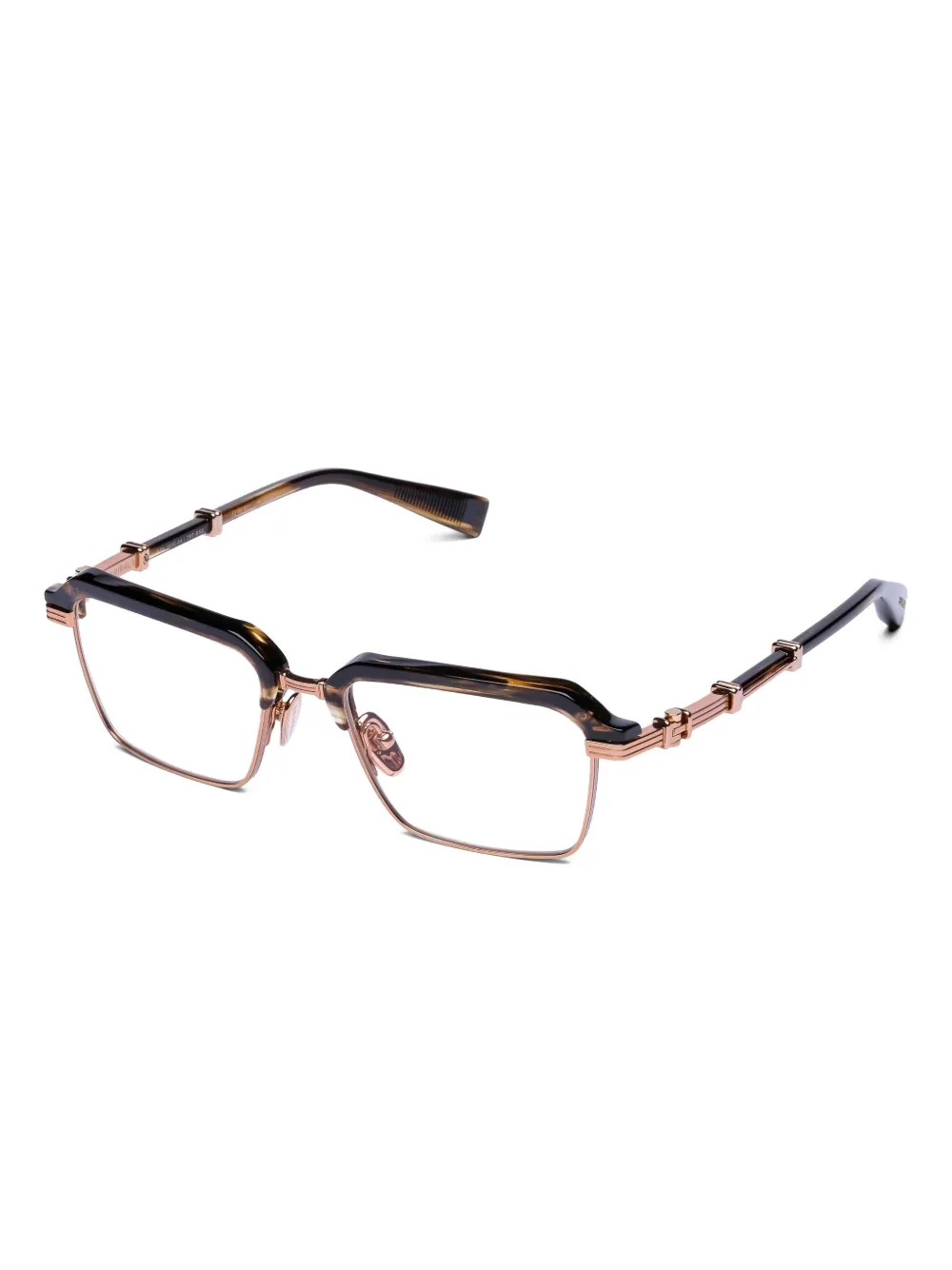 Balmain Eyewear browline-frame glasses | Men | Image 2