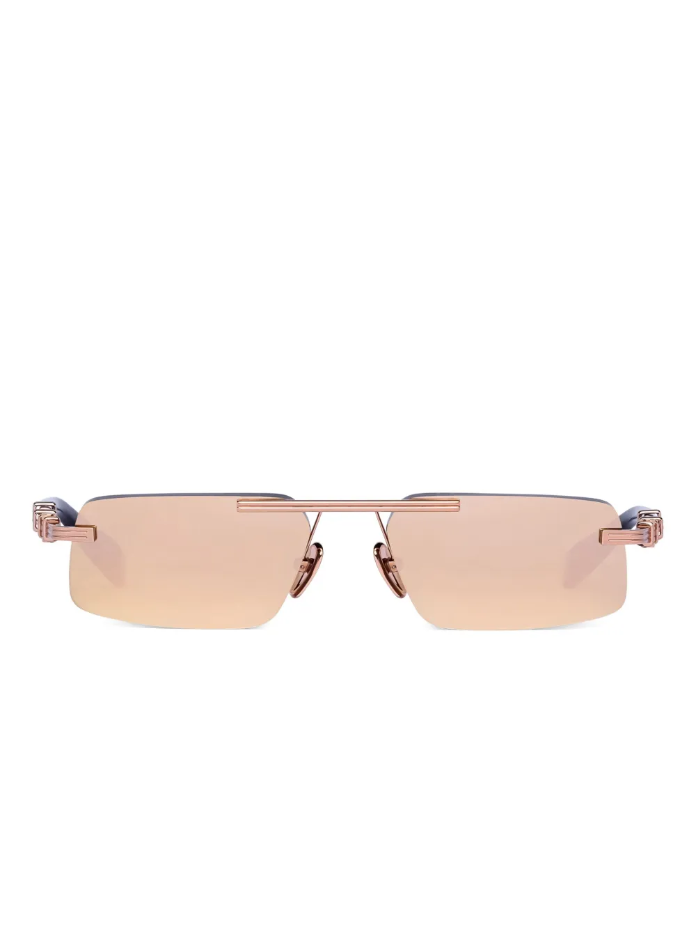 Balmain Eyewear geometric-frame sunglasses | Pink | Image 1