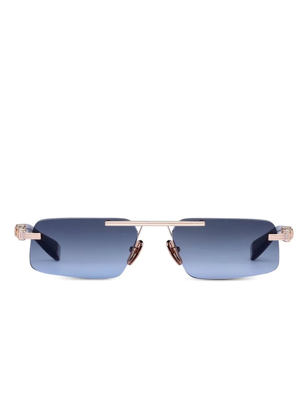 Balmain Eyewear geometric-frame sunglasses | Blue | Image 1