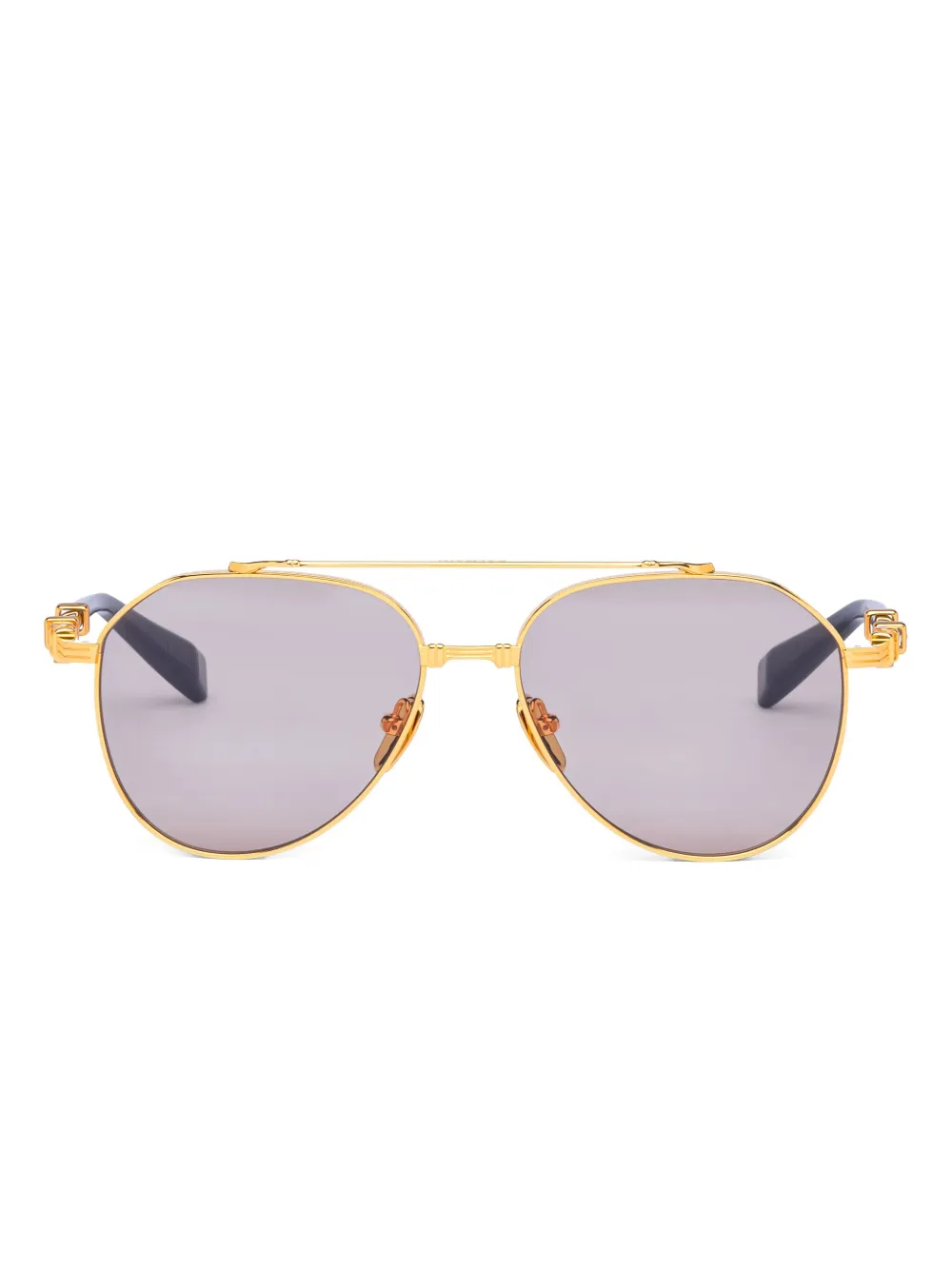 Balmain Eyewear pilot-frame sunglasses | Gold | Image 1