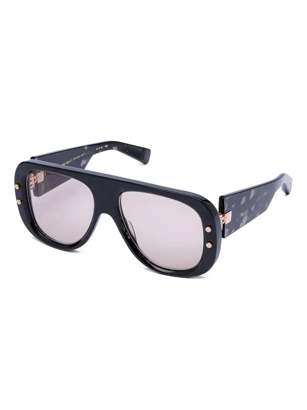 Balmain Eyewear Pulse zonnebril met piloten montuur - Zwart