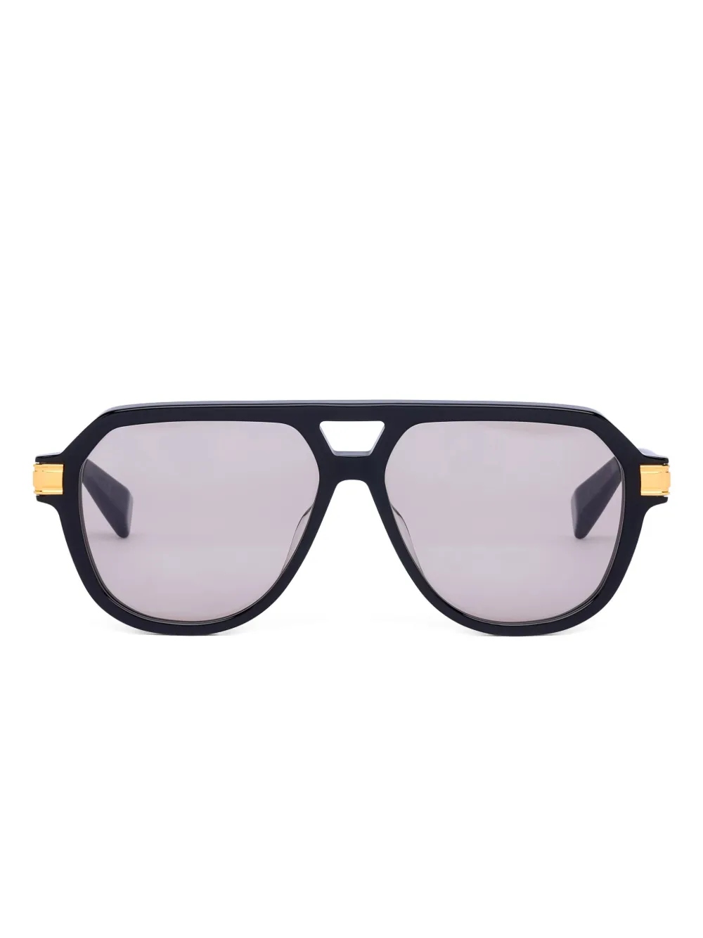 Balmain Eyewear geometric-frame sunglasses | Black | Image 1